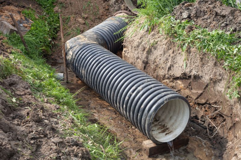 Drainage Pipe Placement